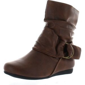 Link SELENA-68K Tan ChildG boots 2 NEW